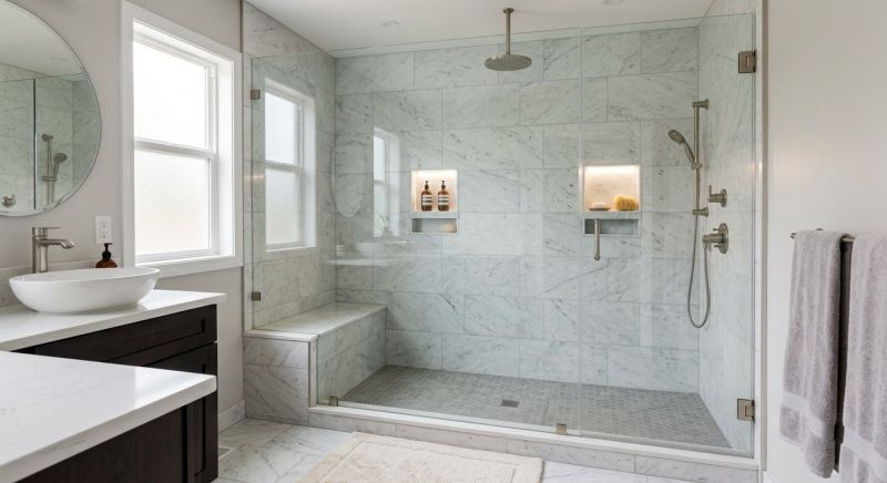 Granite Shower Installation in Danbury, CT